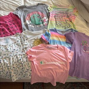 lot of 8 girl t shirts
